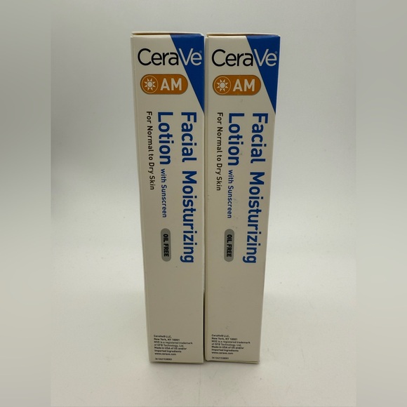 2 pack - CeraVe Facial Moisturizing Lotion (AM) Broad Spectrum SPF 30 Oil FREE - Picture 4 of 4